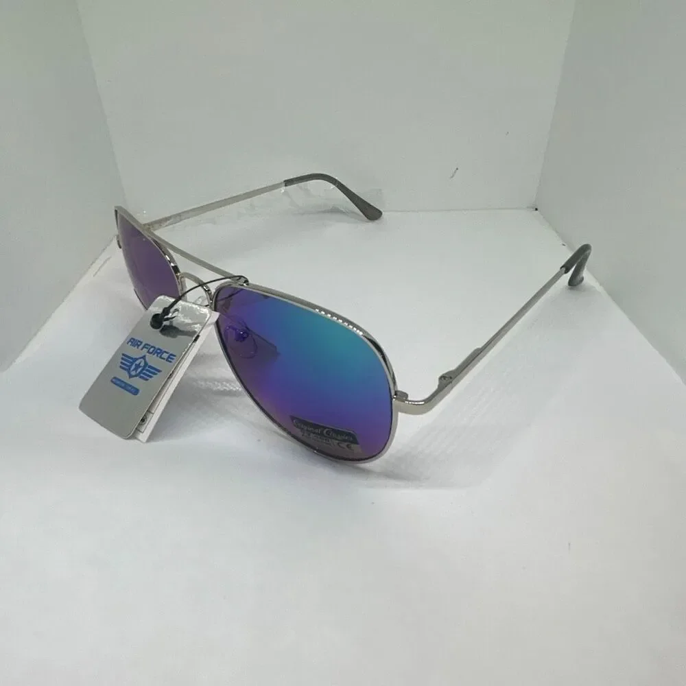 Aviator Style Mirrored Sunglasses UV400 Protection Unisex